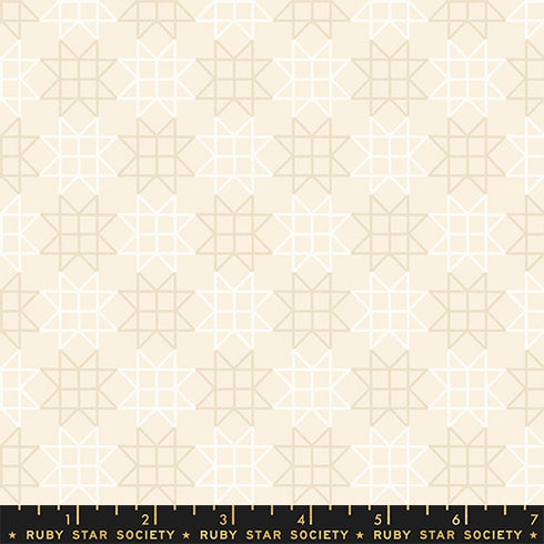 PREORDER Paper Cuts 2 Patchwork Sawtooth Star in Natural RS1114 11 - Ruby Star Society Sold by the Half Yard